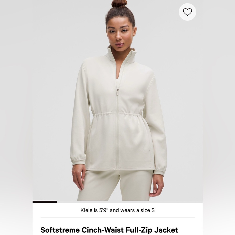 Women’s lululemon softstream cinched waist jacket